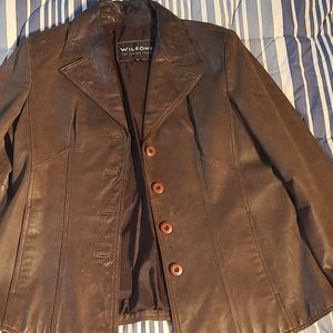 Very nice Wilson's brown leather jacket